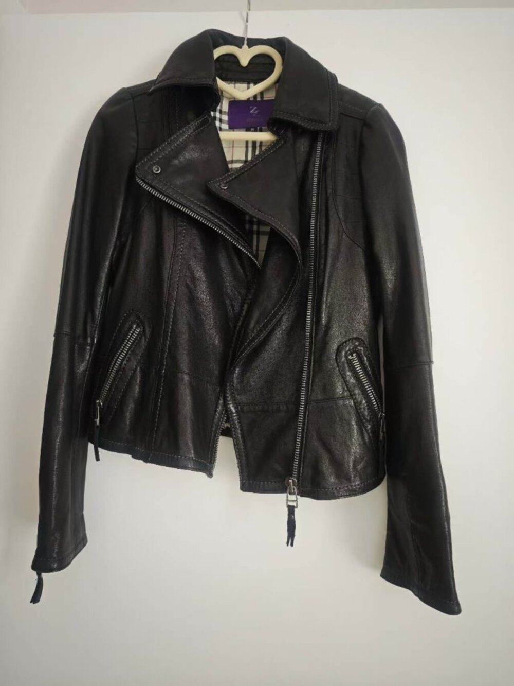 Black Leather Jacket Small